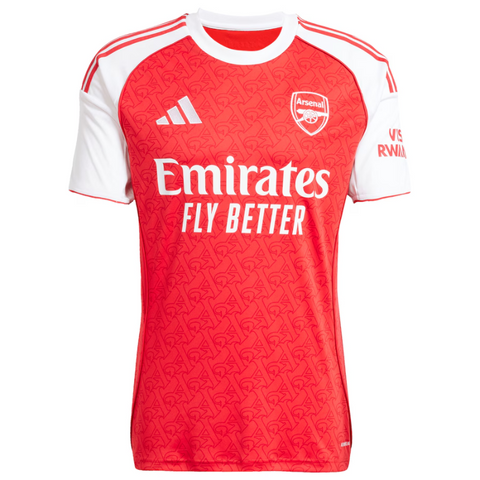 Arsenal adidas 2025/26 Home Custom Jersey - Red Adidas
