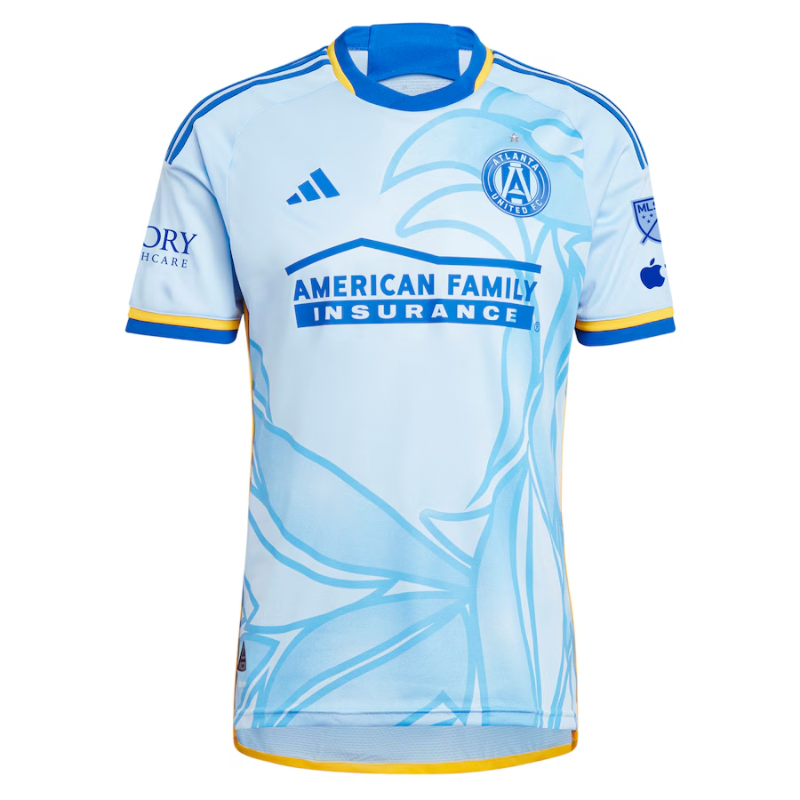 Atlanta United FC adidas 2024 The Resurgens Kit Authentic Custom Jersey - Light Blue adidas