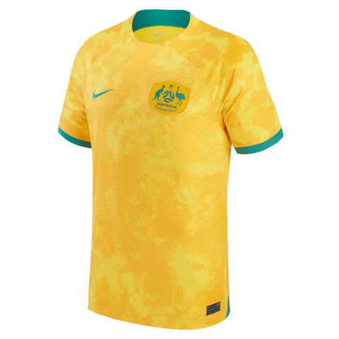 Australia National Team Home Shirt 2022 custom Jersey - Yellow