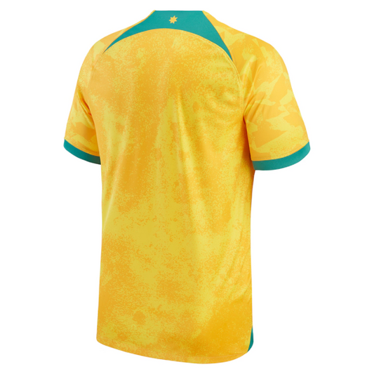 Australia National Team Home Shirt 2022 custom Jersey - Yellow