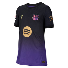 Barcelona Style Black & Purple Ombré Gold Accent Soccer Jersey (Pedri)