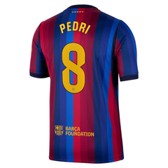 Barcelona Style Blue & Garnet Red Soccer Jersey (Pedri)