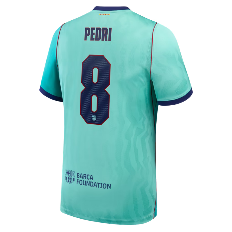 Barcelona Style Mint Green Dual-Tone Graphic Soccer Jersey (Pedri)