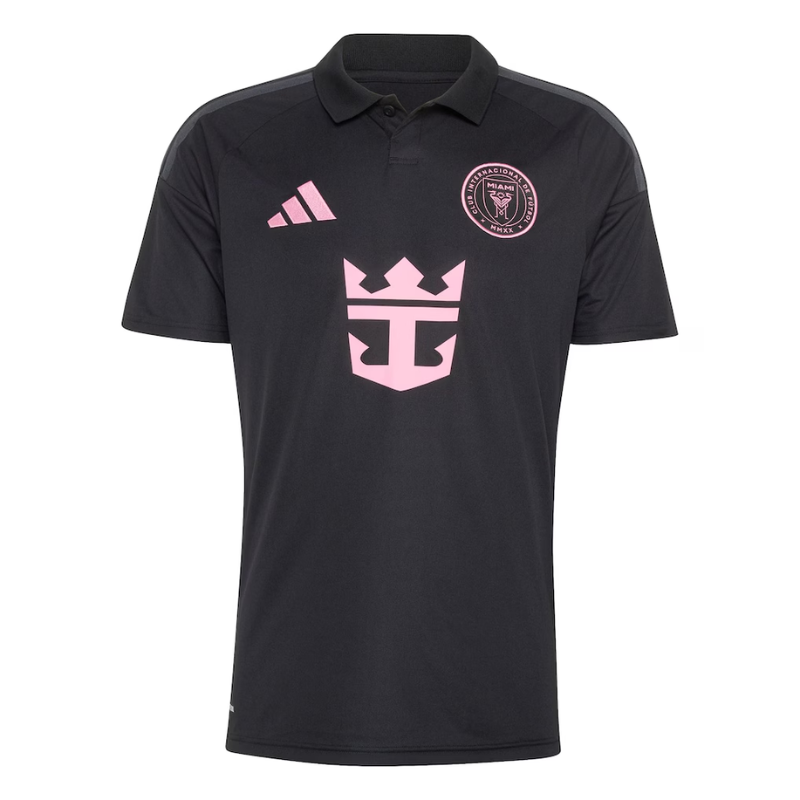 Black & Pink Performance Football Jersey – Premium Soccer Shirt (Messi)