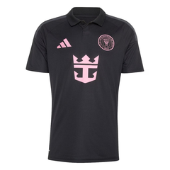 Black & Pink Performance Football Jersey – Premium Soccer Shirt (Messi)