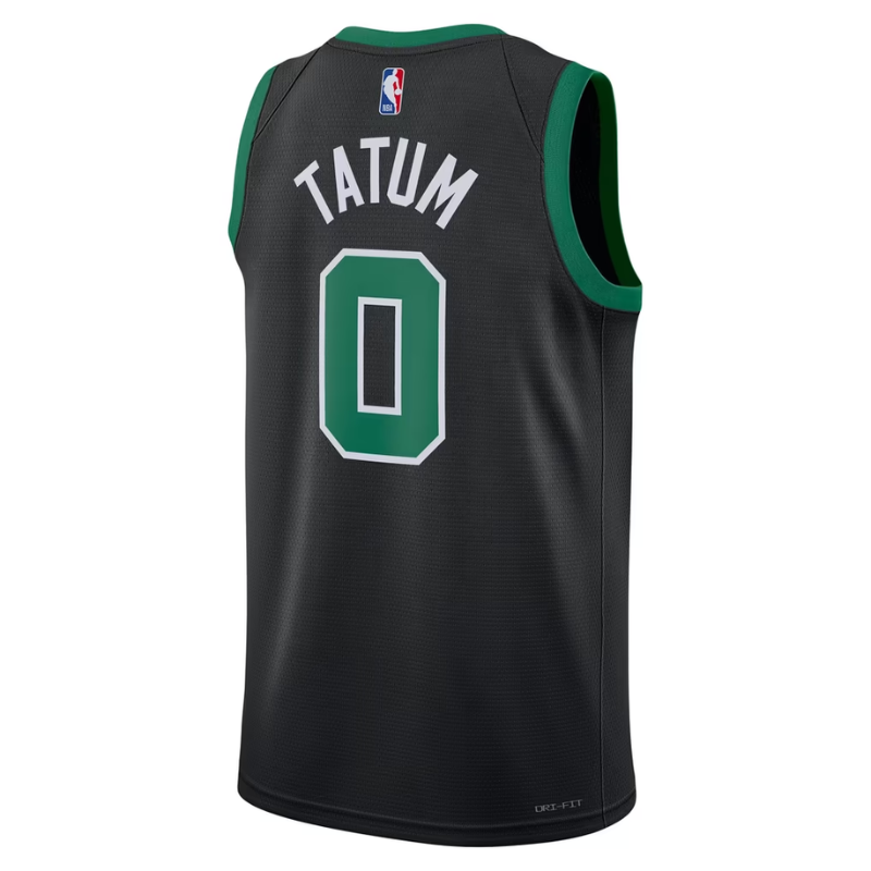 Boston Black & Green Basketball Jersey
