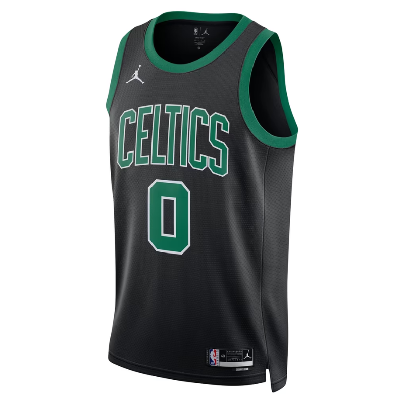 Boston Black & Green Basketball Jersey