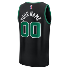 Boston Black & Green Basketball Jersey