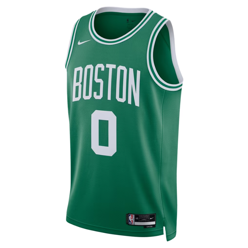 Boston Green & White Basketball Jersey