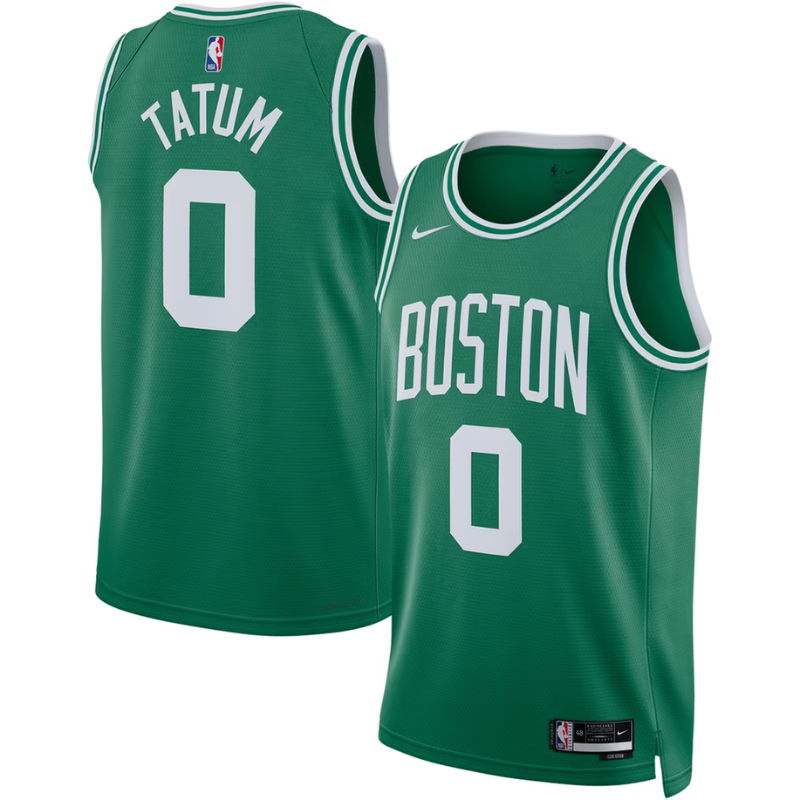Boston Green & White Basketball Jersey