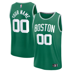 Boston Green & White Basketball Jersey