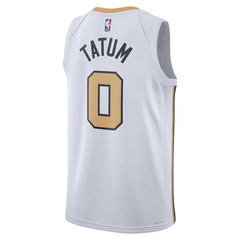 Boston White & Gold City Edition Basketball Jersey