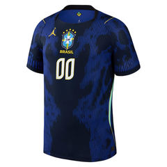 Brazil National Team Jordan Brand 2026 Away Match Custom Jersey - Blue