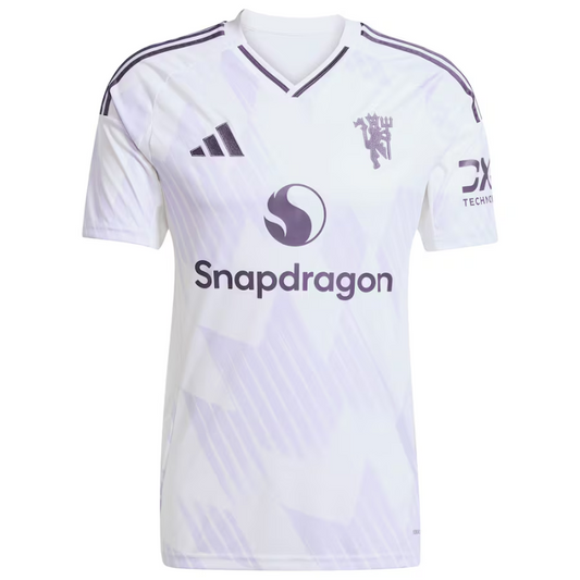 Bruno Fernandes Manchester United adidas 2025/26 Away Player Jersey - White Adidas