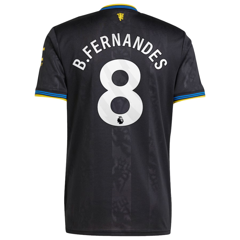 Bruno Fernandes Manchester United adidas 2025/26 Third Player Jersey - Black Adidas