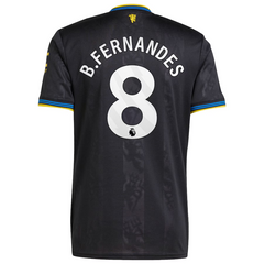 Bruno Fernandes Manchester United adidas 2025/26 Third Player Jersey - Black Adidas