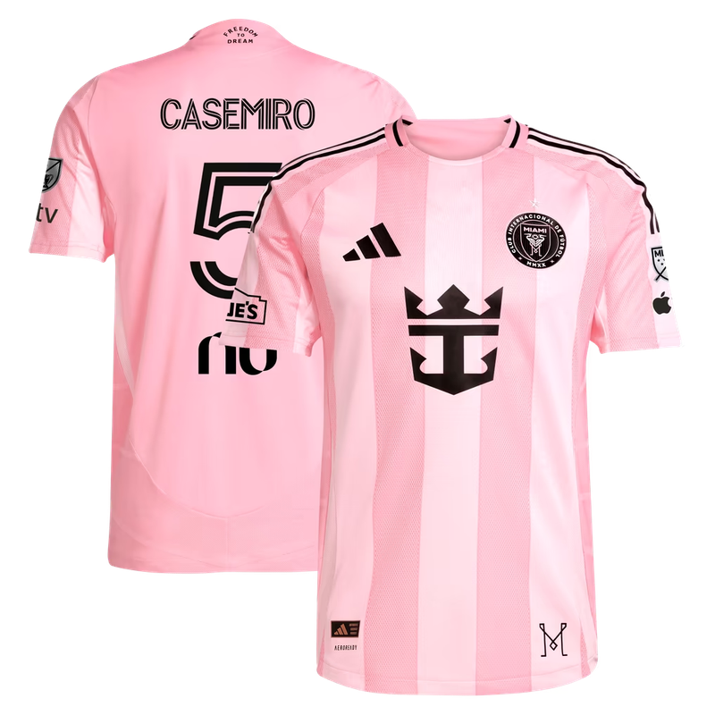 Casemiro Inter Miami CF Light Pink 2025 Euphoria On-Field Jersey