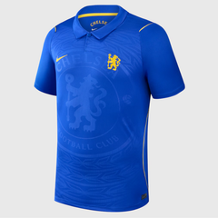 Chelsea Style Royal Blue & Gold Polo Soccer Jersey (Palmer)