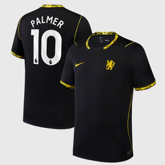 Chelsea Style Stealth Black & Gold Soccer Jersey (Palmer)