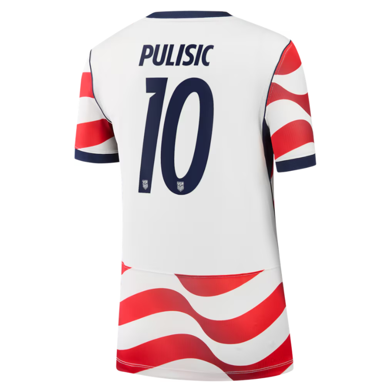 Christian Pulisic USMNT Nike Women's 2026 Home Stadium Jersey - White