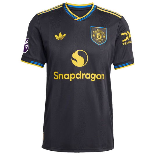 Cristiano Ronaldo Manchester United adidas 2025/26 Third Player Jersey - Black Adidas