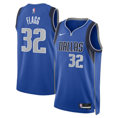 Dallas Royal Blue & Navy Basketball Jersey (Flagg)