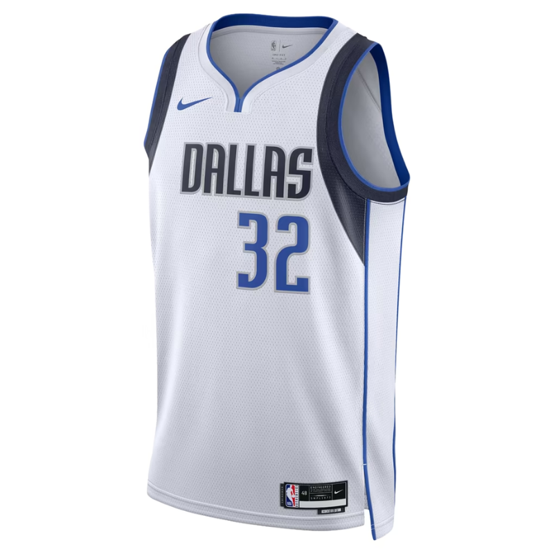 Dallas White & Royal Blue Basketball Jersey (Flagg)