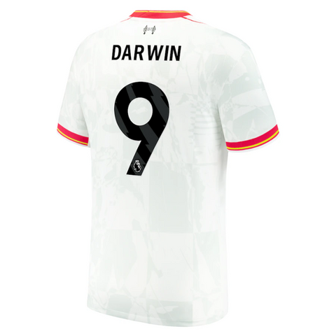 Darwin Núñez Liverpool Nike 2024/25 Third Jersey - White