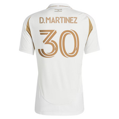 David Martinez LAFC adidas 2025 Secondary Player Jersey - White Adidas