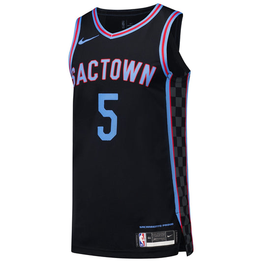 De'Aaron Fox Sacramento Kings Nike Authentic Player Jersey - City Edition - Black