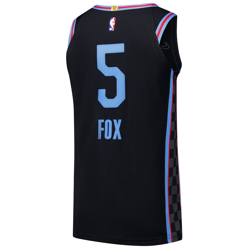 NBA De'Aaron Fox Sacramento Kings Nike Authentic Player Jersey - City Edition - Black