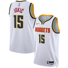 Denver White & Gold Basketball Jersey (Jokic)