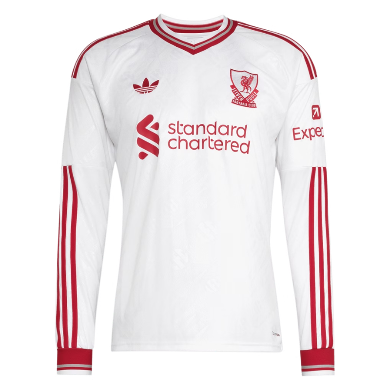 Dominik Szoboszlai Liverpool adidas 2026/27 Home Long Sleeve Jersey - White