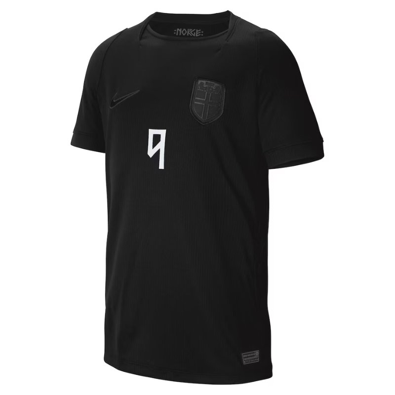 Erling Haaland Norway National Team Nike 2026 Away Stadium Jersey - Black