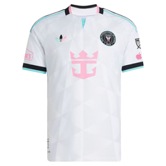 White, Pink & Cyan Performance Football Jersey – Premium Custom Soccer Shirt (Miami)