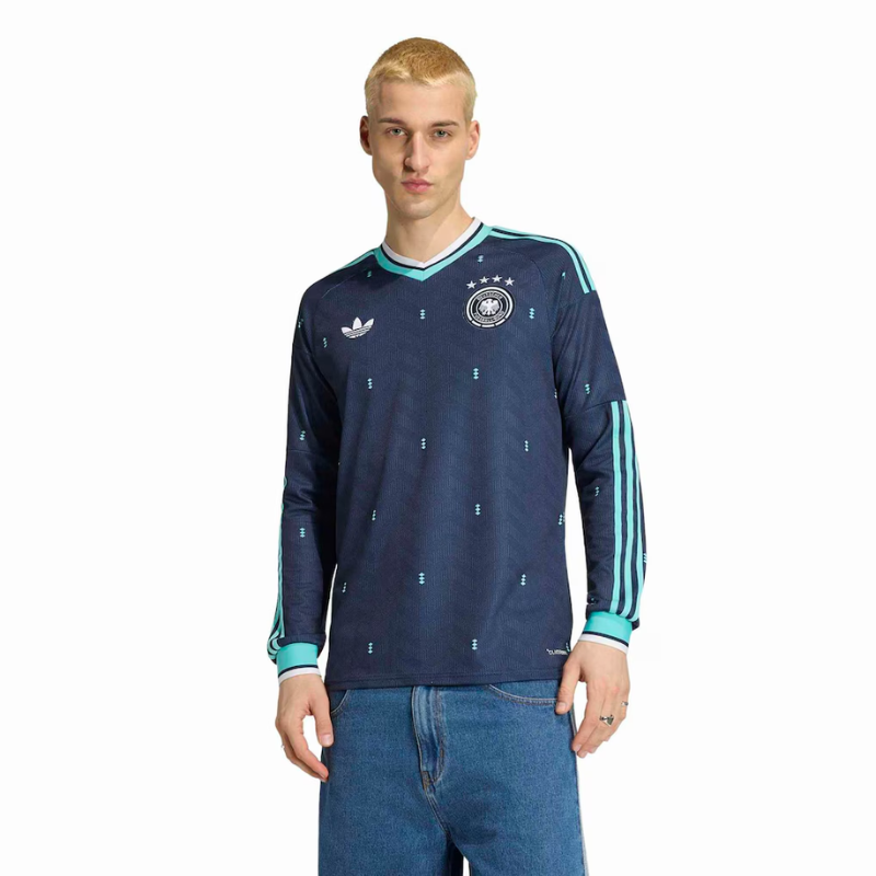 Germany National Team adidas 2026 Away Long Sleeve Jersey - Navy
