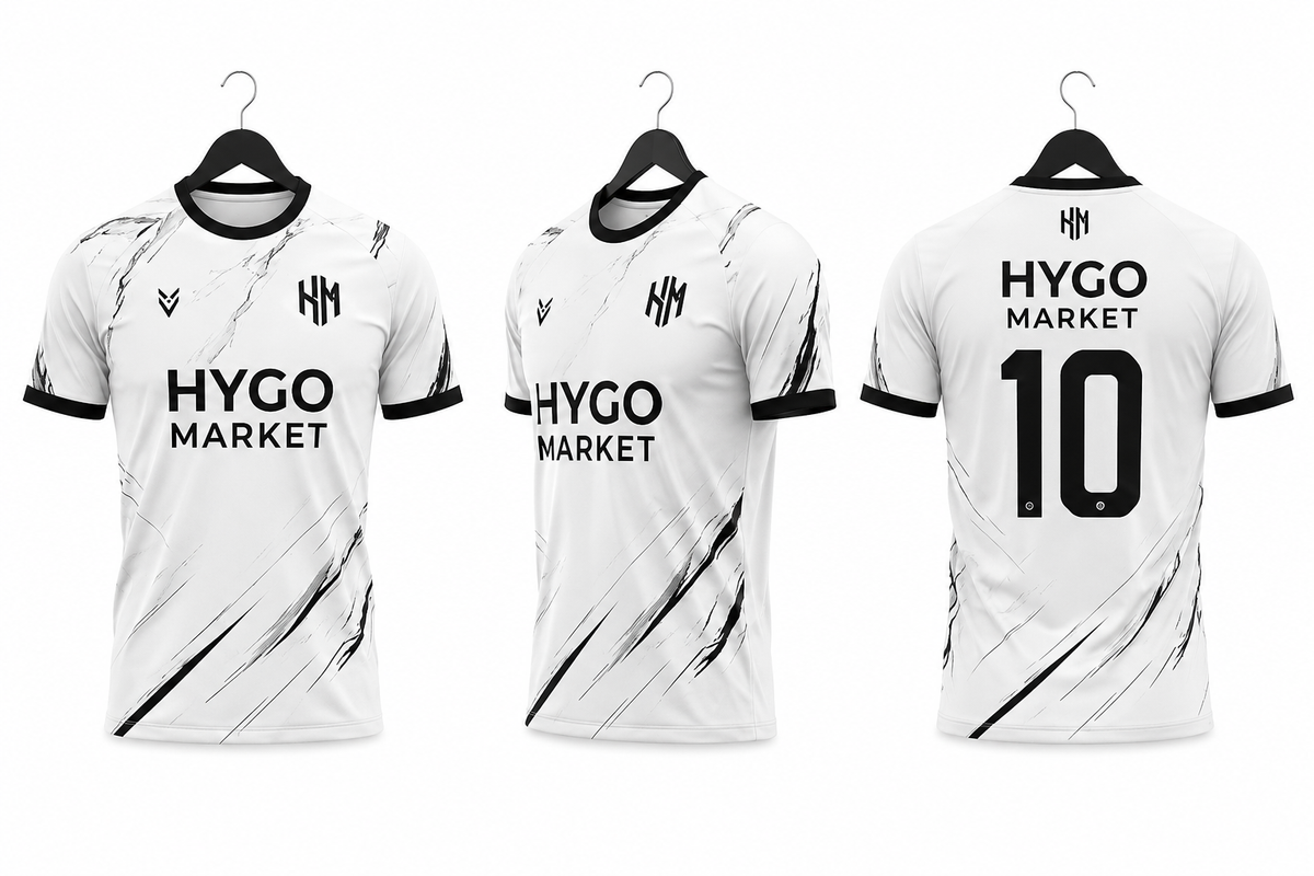 Jerseys Teams Leagues White Performance Football Jersey – Marble Edition