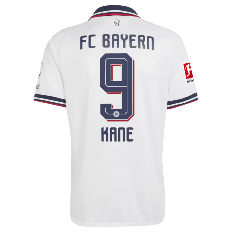 Harry Kane Bayern Munich adidas 2026/27 Away On-Field Jersey - White