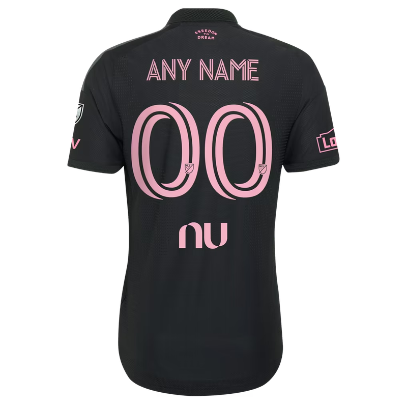 Inter Miami CF Black 2026 Presagio On-Field Patch Custom Jersey
