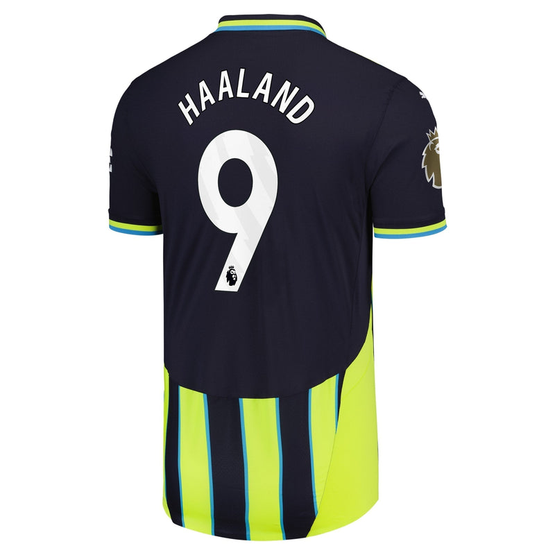 Erling Haaland Manchester City Puma 2024/25 Away Authentic Player Jersey - Navy