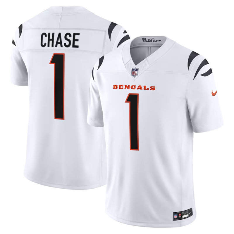 Ja'Marr Chase Cincinnati Bengals Vapor F.U.S.E. Stitched Jersey - White