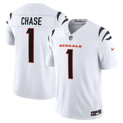 Ja'Marr Chase Cincinnati Bengals Vapor F.U.S.E. Stitched Jersey - White