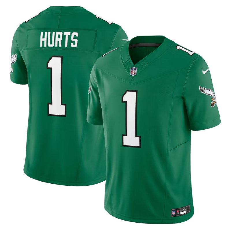 Jalen Hurts Philadelphia Eagles Vapor F.U.S.E. Jersey - Kelly Green