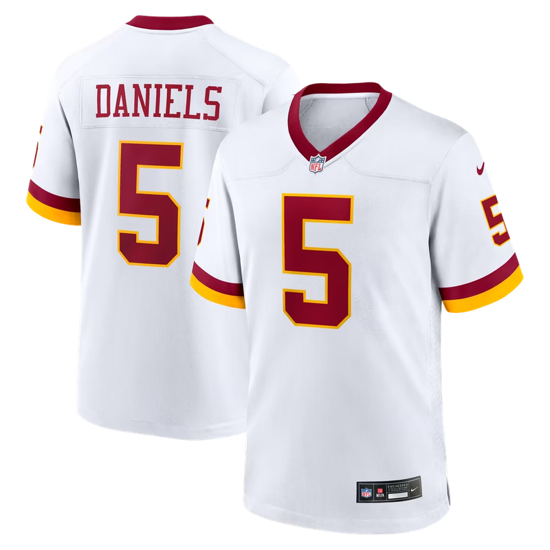 Jayden Daniels Washington Commanders Game Super Bowl Era Jersey - White