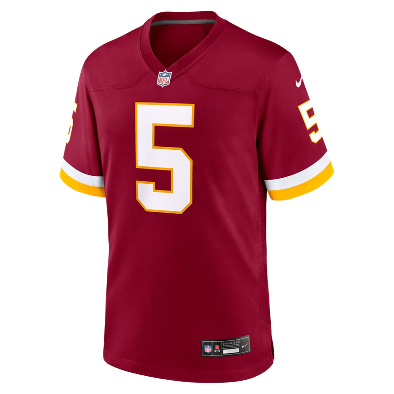 Jayden Daniels Washington Commanders Jersey - Burgundy
