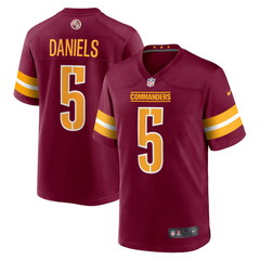 Jayden Daniels Washington Commanders Player Game Jersey - Burgundy