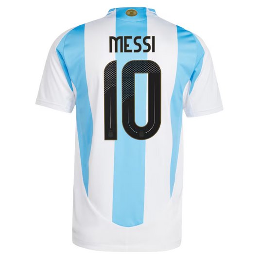 Lionel Messi Argentina National Team Adidas 2024 Home Authentic Player Jersey - White -Jersey Teams Leagues™