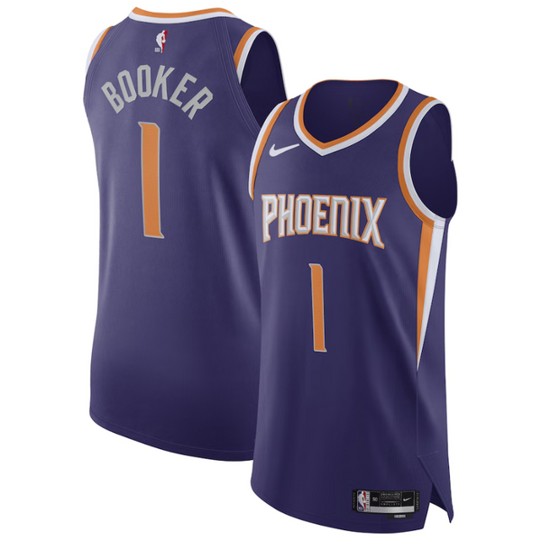 NBA Devin Booker Phoenix Suns Nike Authentic Jersey - Icon Edition - Purple