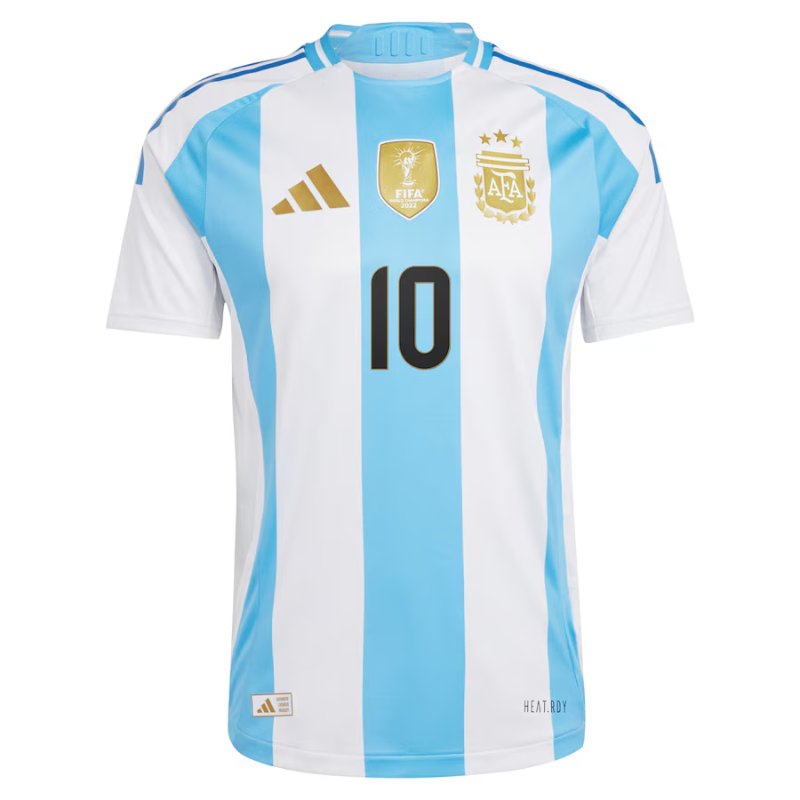 Lionel Messi Argentina National Team Adidas 2024 Home Authentic Player Jersey - White