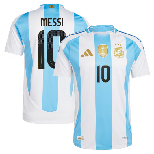 Lionel Messi Argentina National Team Adidas 2024 Home Authentic Player Jersey - White -Jersey Teams Leagues™